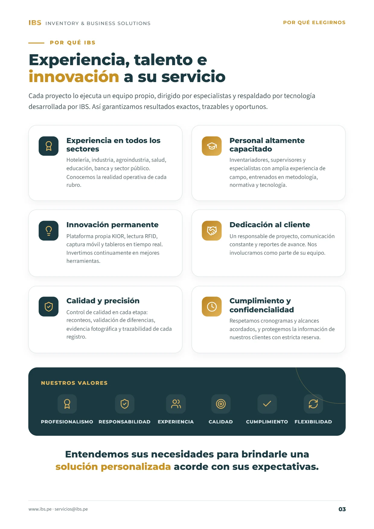 Brochure IBS, página 3