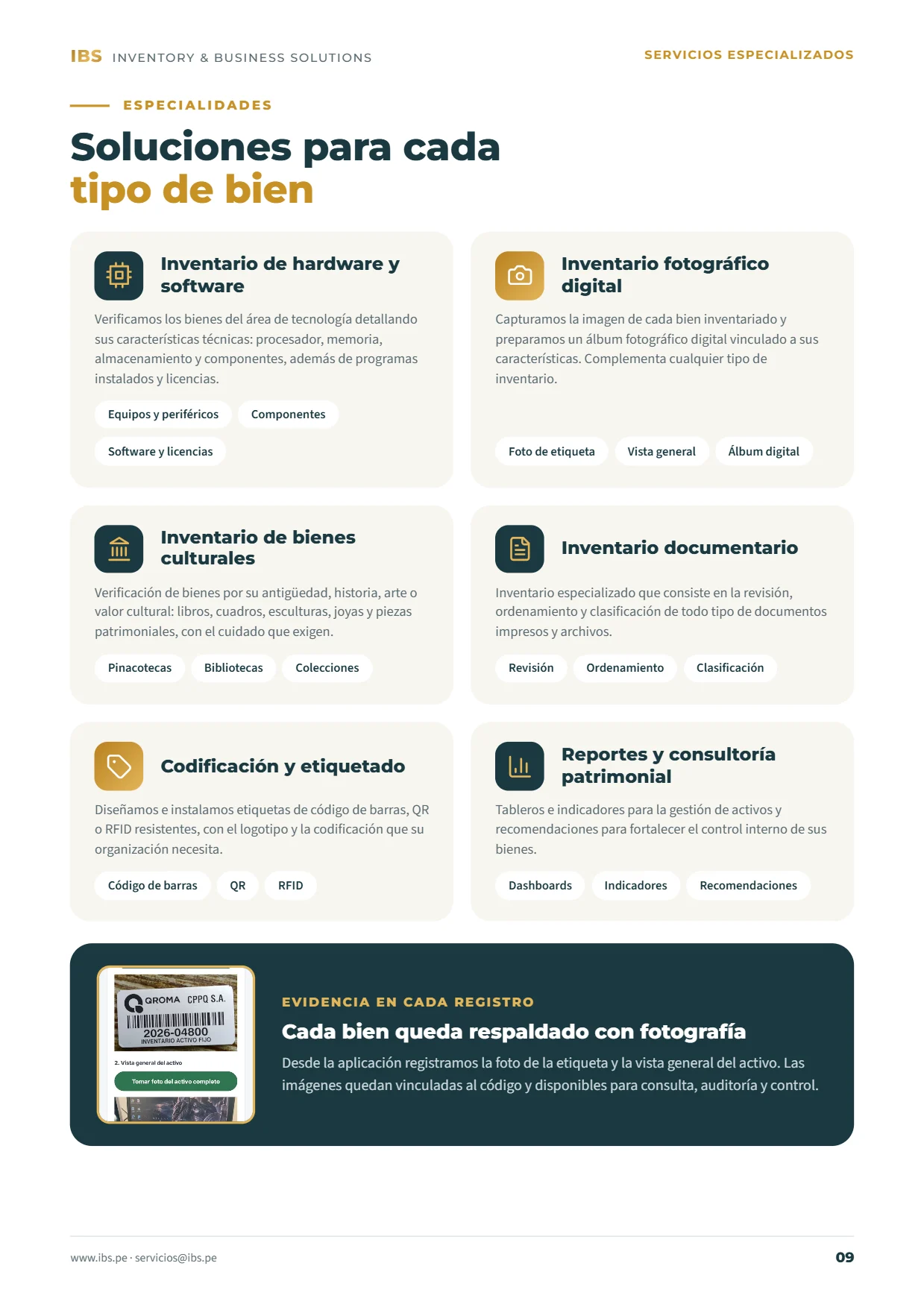 Brochure IBS, página 9